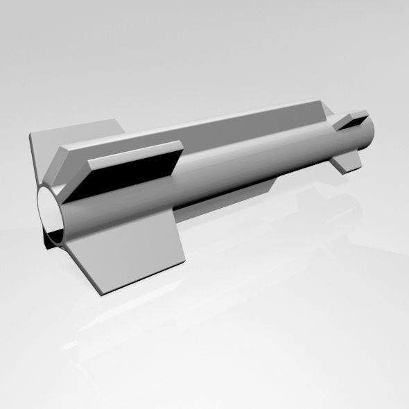Missile 03 3D model_2