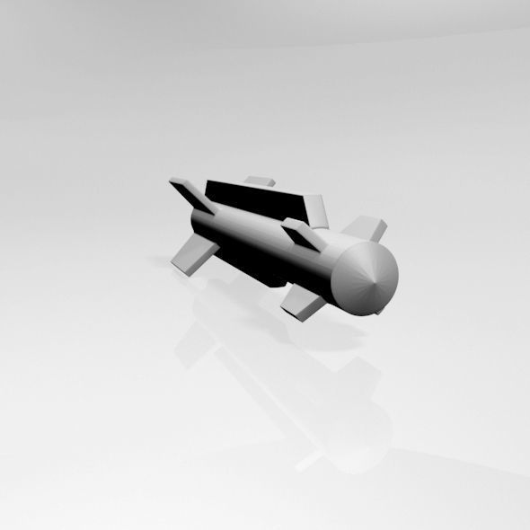 Missile 03 3D model_15