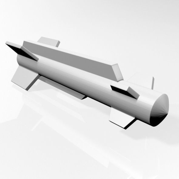 Missile 03 3D model_3