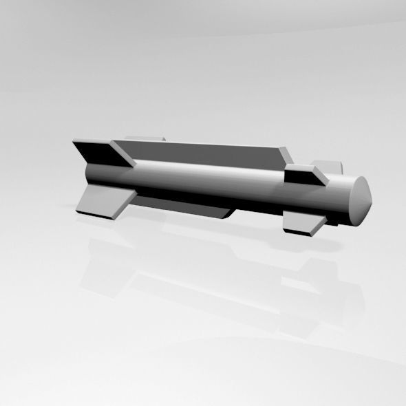 Missile 03 3D model_16
