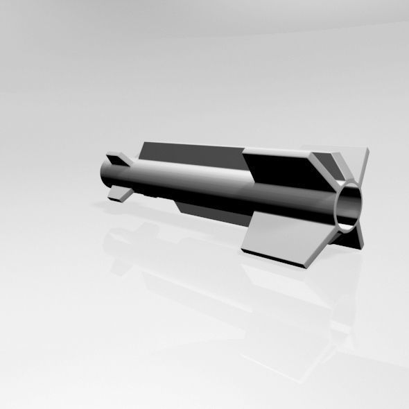 Missile 03 3D model_10