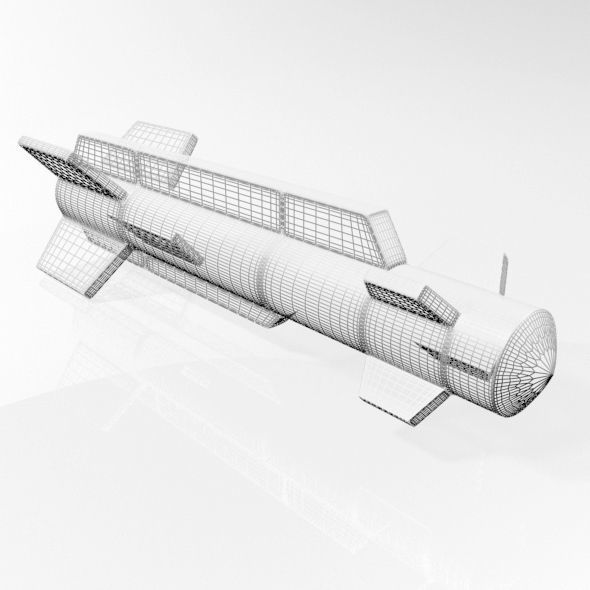 Missile 03 3D model_4
