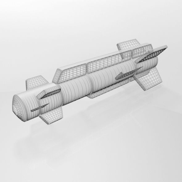 Missile 03 3D model_5