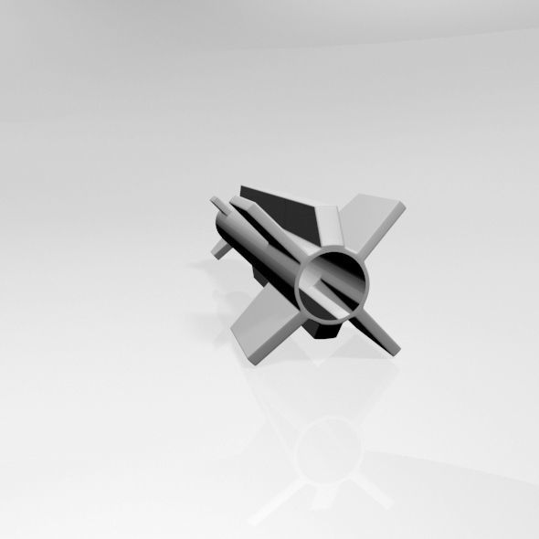 Missile 03 3D model_9