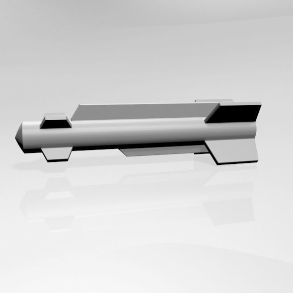 Missile 03 3D model_12