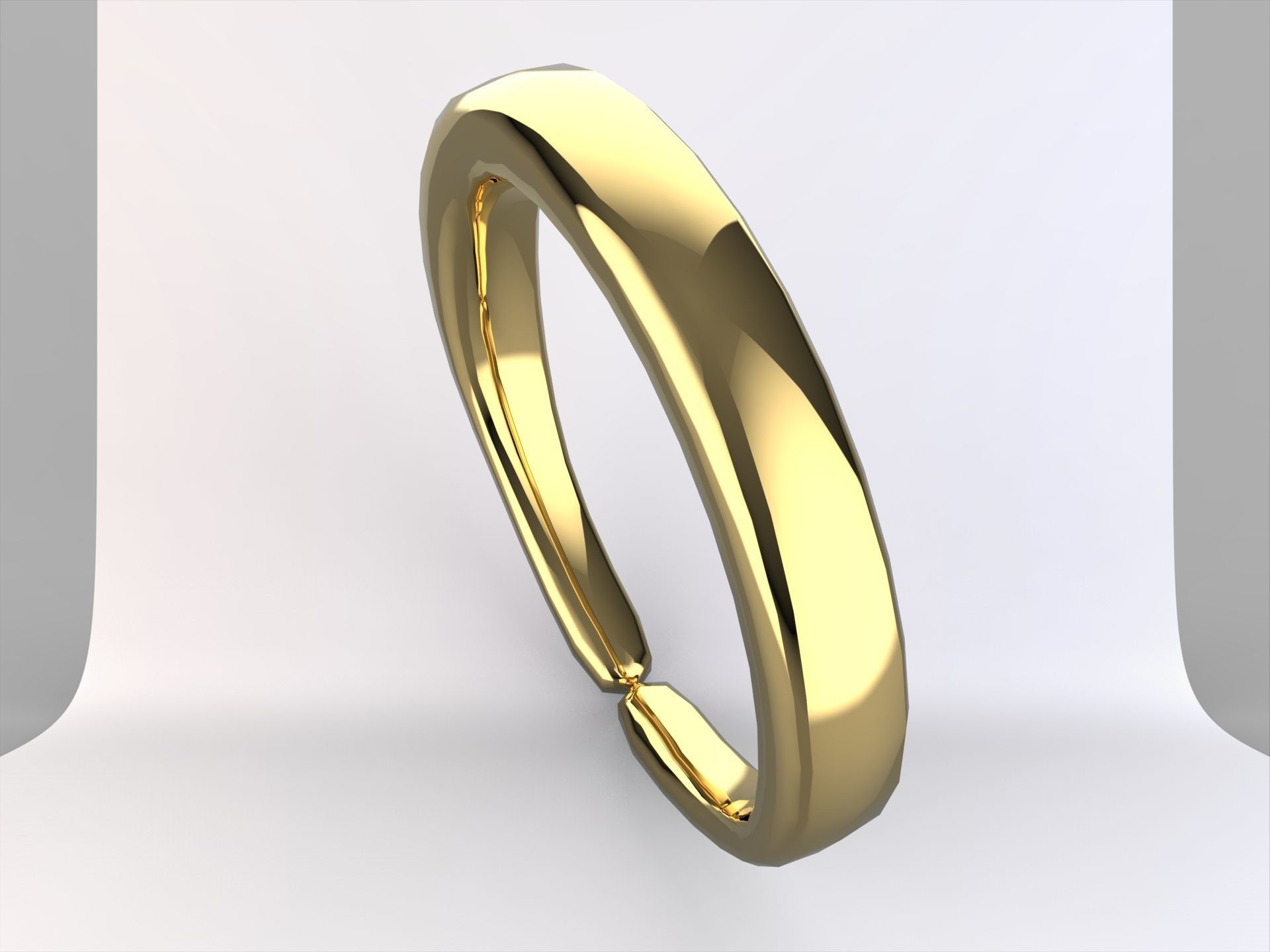 Gold Bracelet 3D print model_2