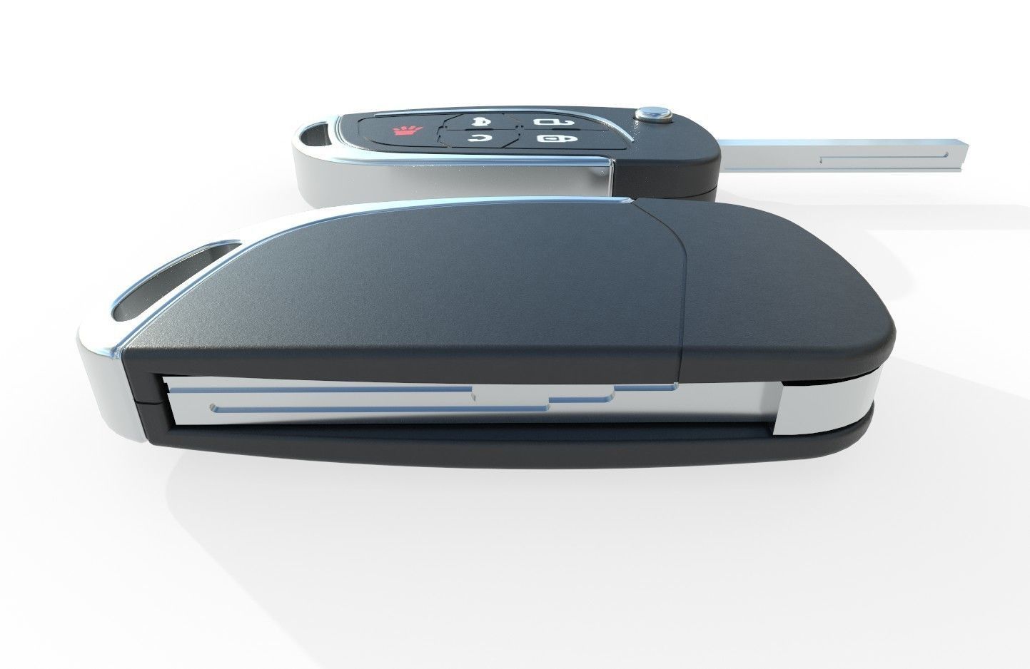 Car key Model 4 Low-poly 3D model_4