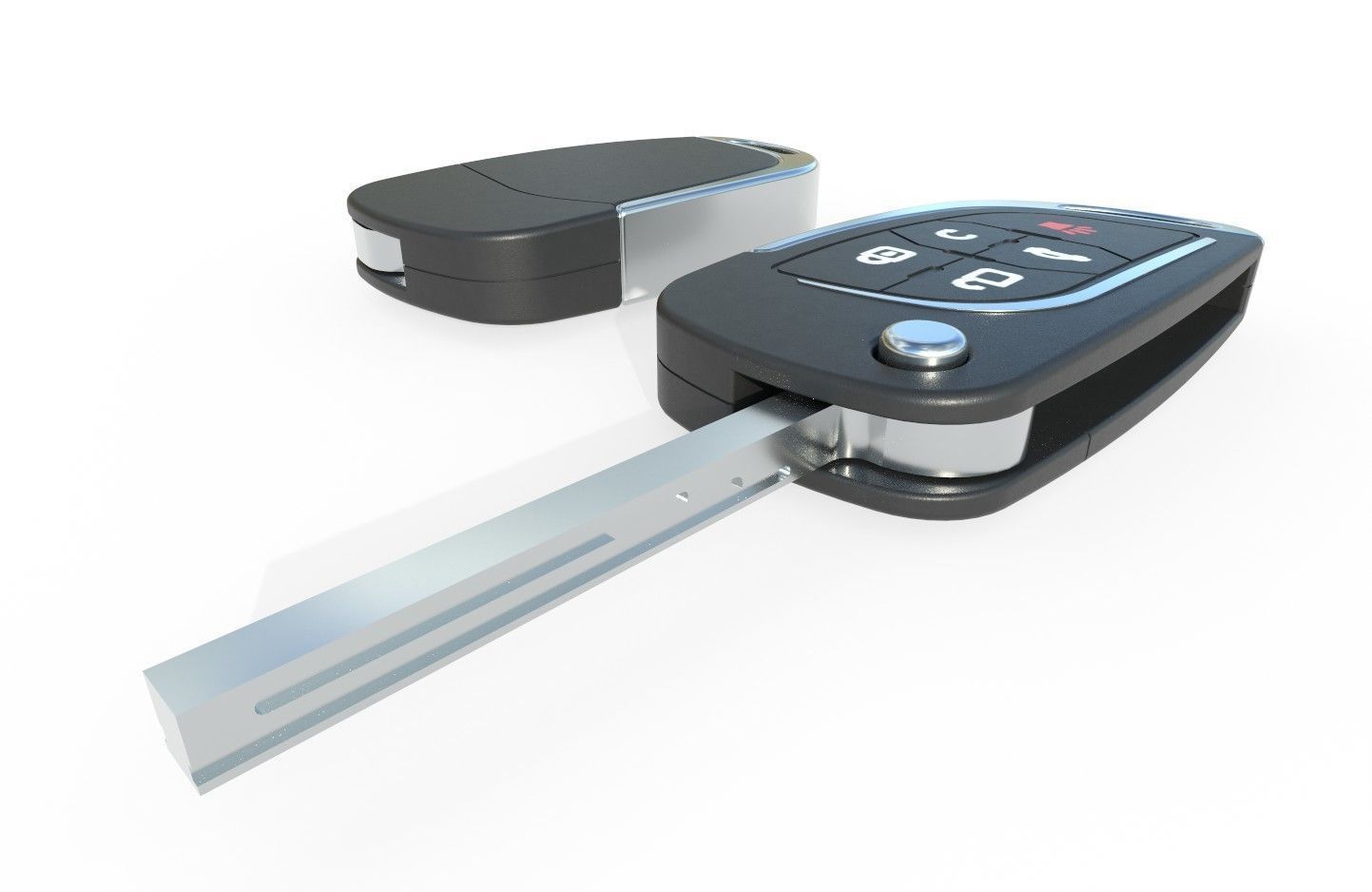 Car key Model 4 Low-poly 3D model_23