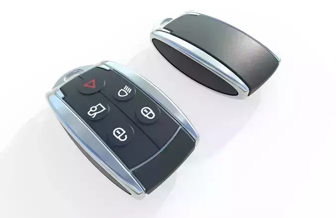 Car key Model 5 Low-poly 3D model