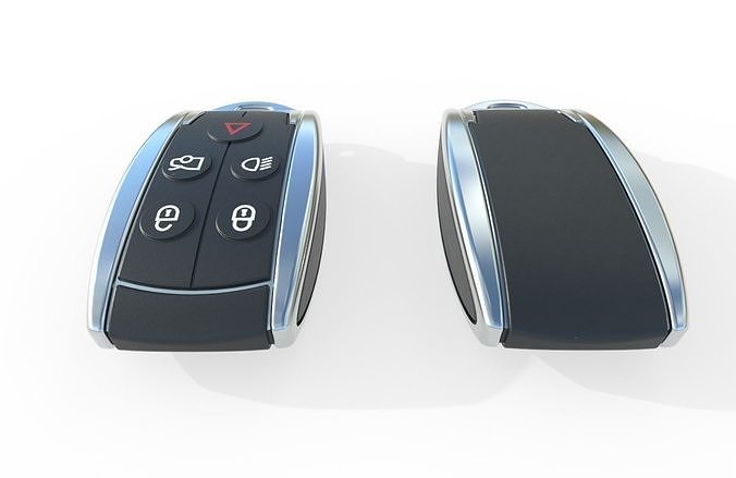 Car key Model 5 Low-poly 3D model 3