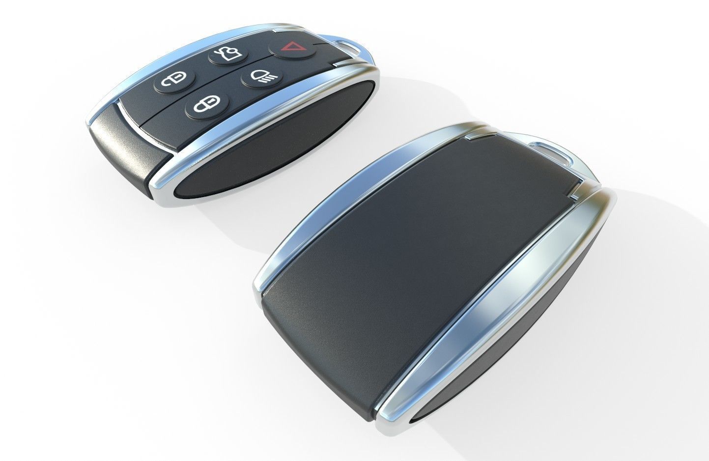 Car key Model 5 Low-poly 3D model_4