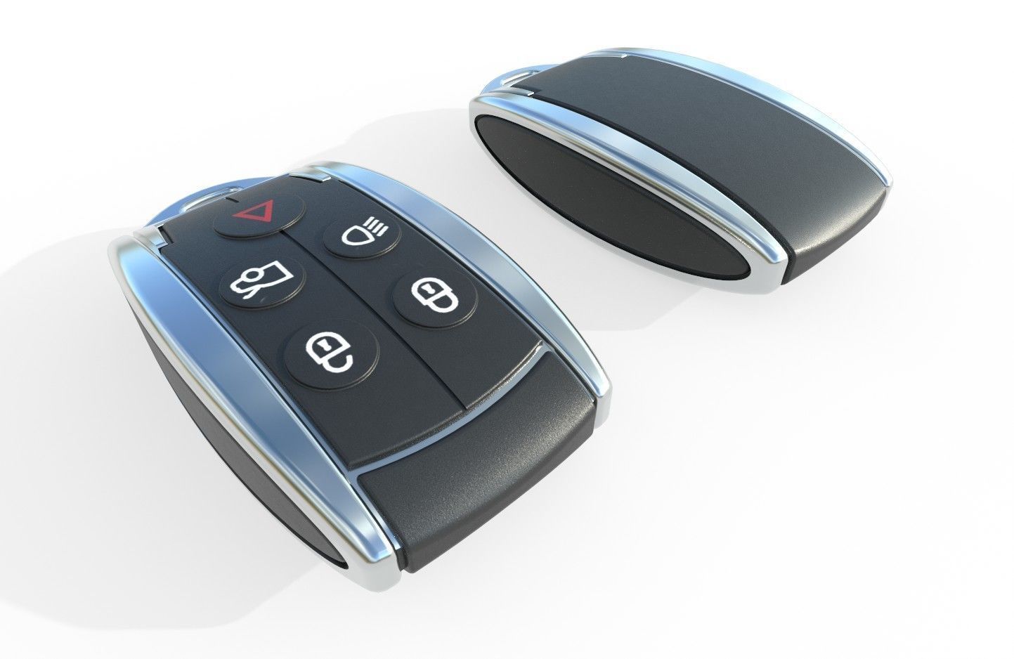 Car key Model 5 Low-poly 3D model_1