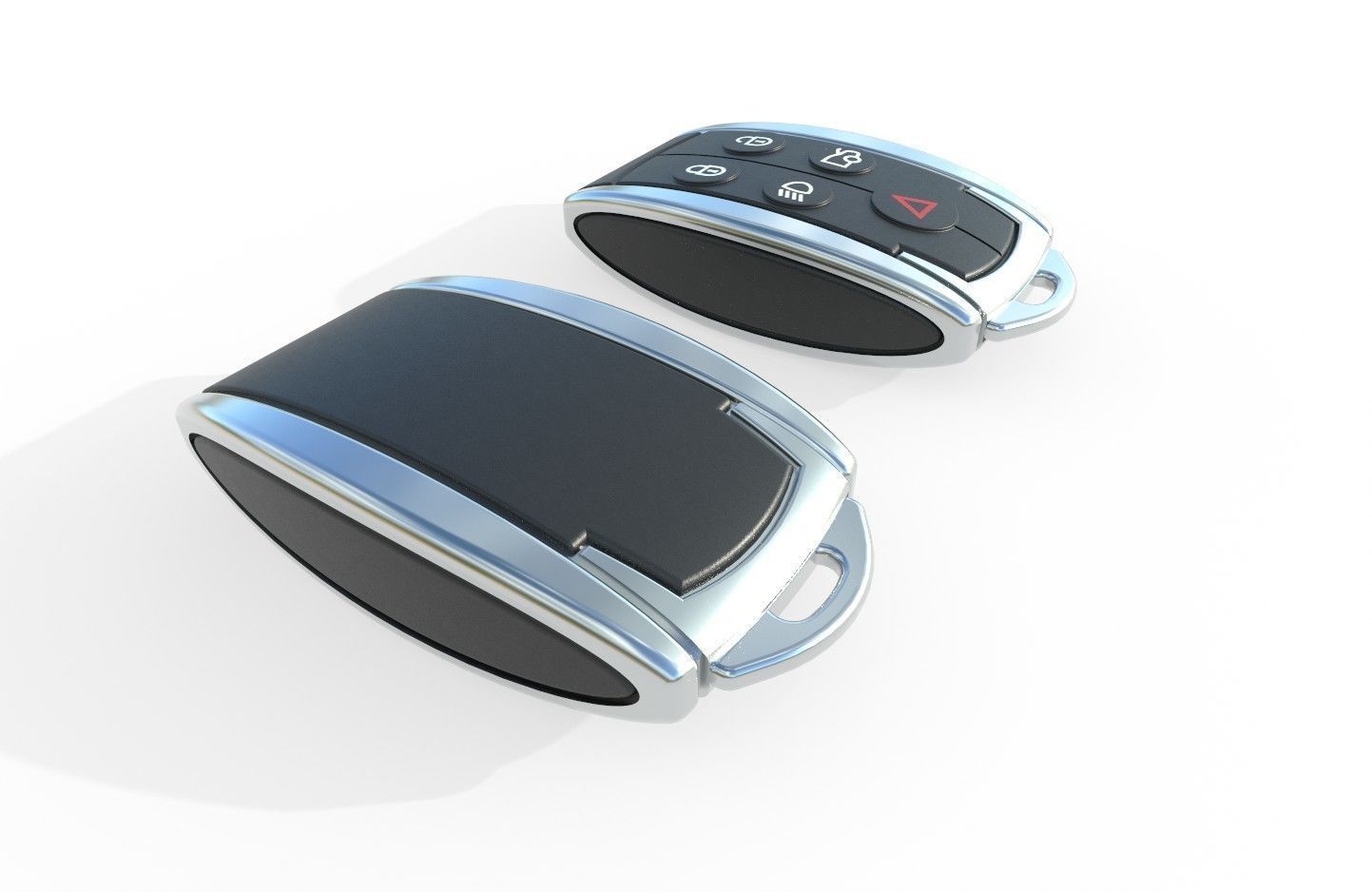 Car key Model 5 Low-poly 3D model_7