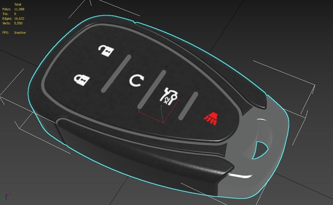 Car key Model 7 3D model_22