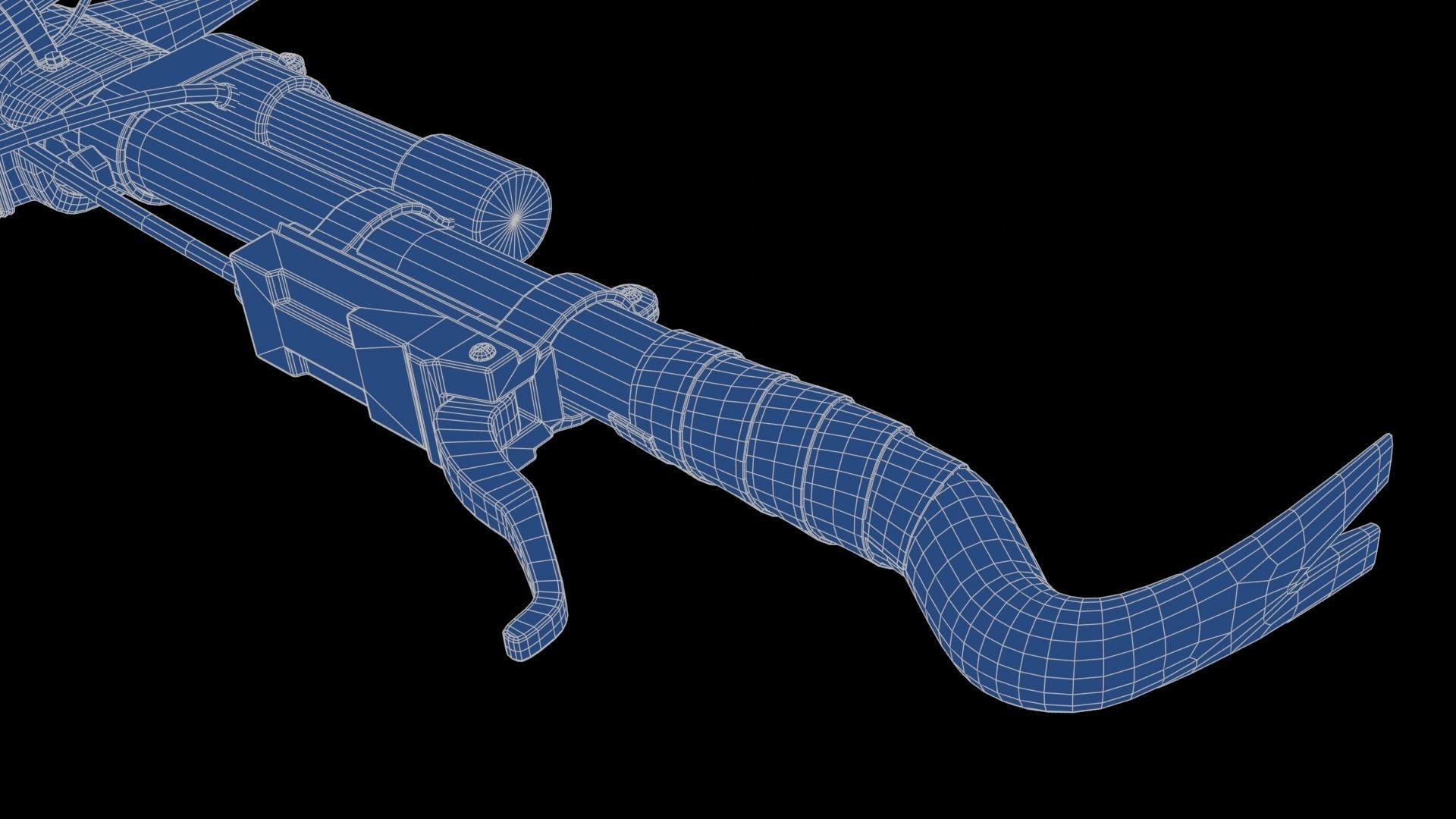 Modifiable Strike Weapon 20 Low-poly 3D model_27
