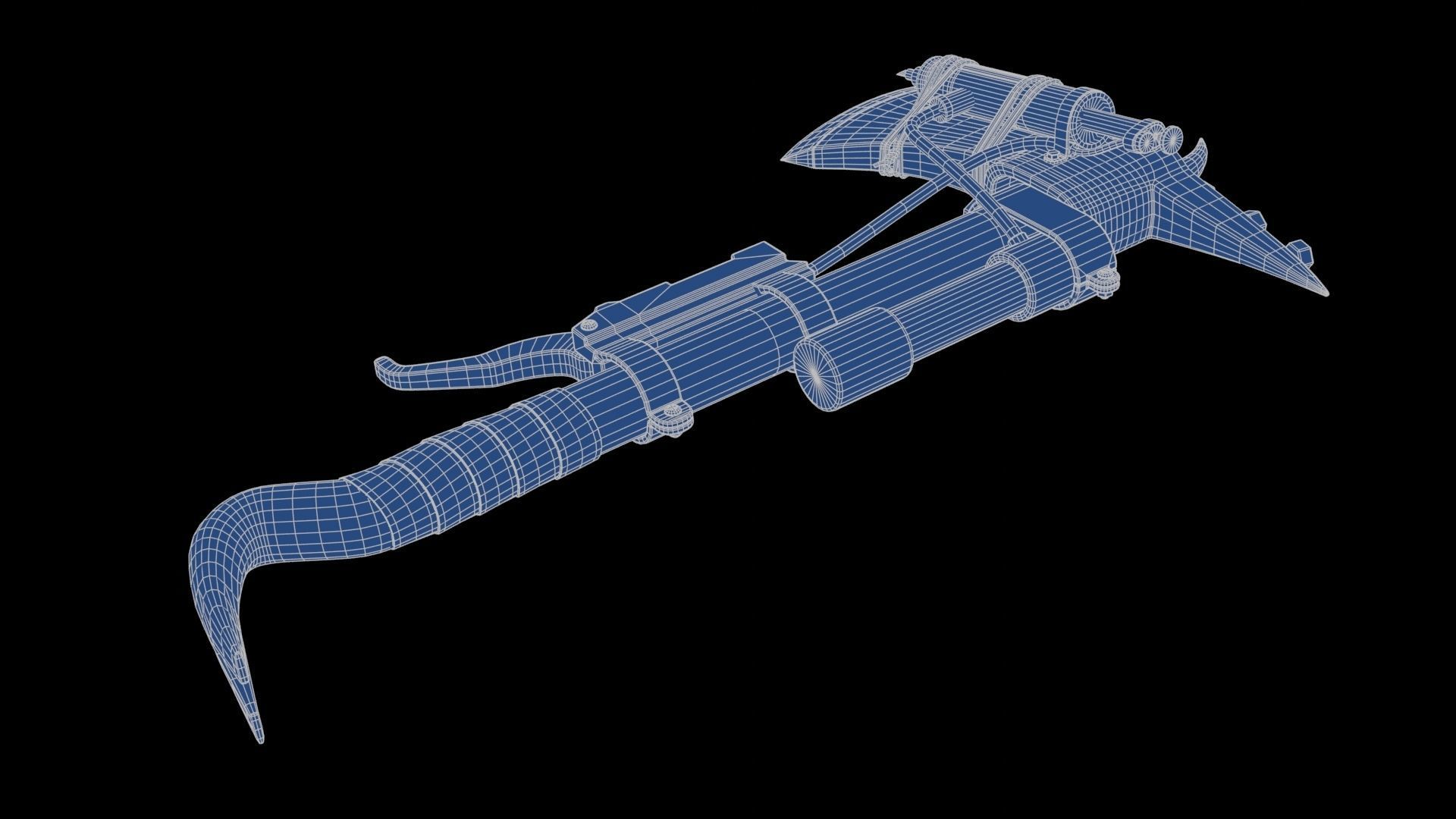 Modifiable Strike Weapon 20 Low-poly 3D model_22