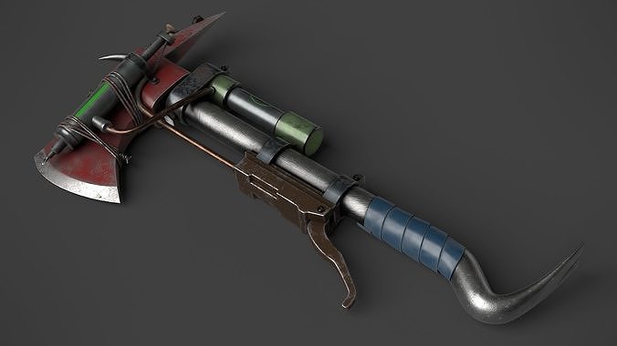 Modifiable Strike Weapon 20 Low-poly 3D model