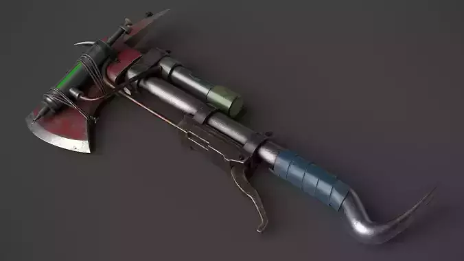 Modifiable Strike Weapon 20 Low-poly 3D model