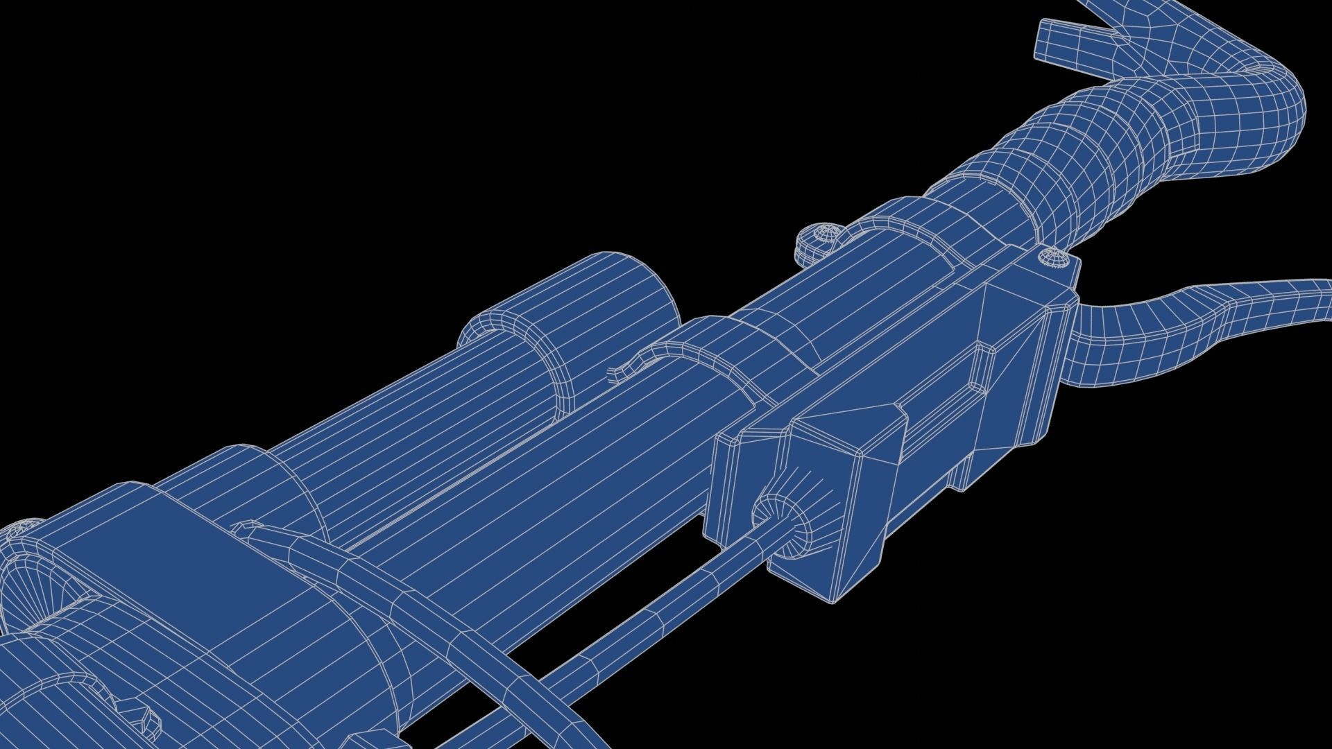 Modifiable Strike Weapon 20 Low-poly 3D model_29