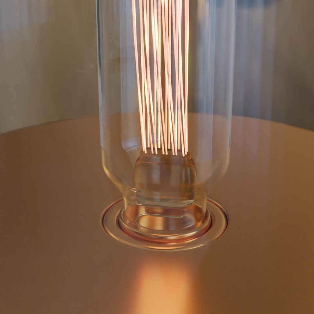 Decorative filament lamp 3D model_8