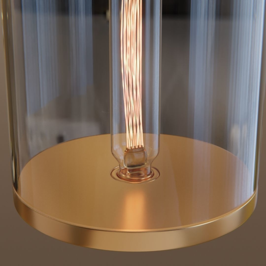 Decorative filament lamp 3D model_7