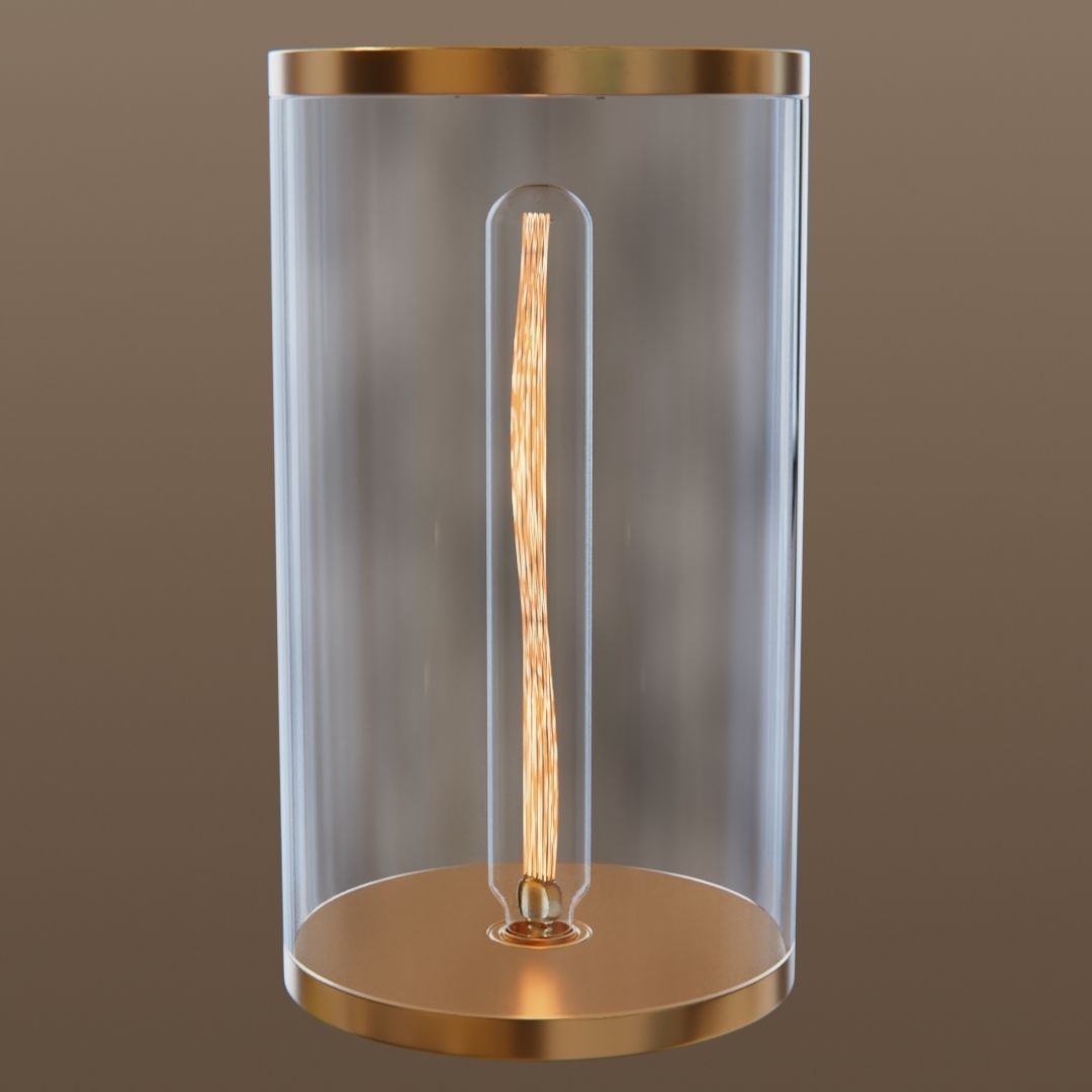 Decorative filament lamp 3D model_5