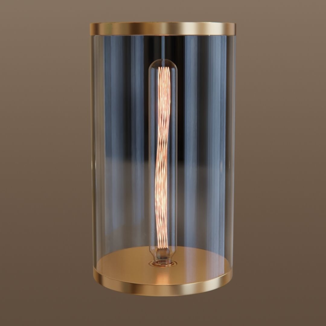 Decorative filament lamp 3D model_6