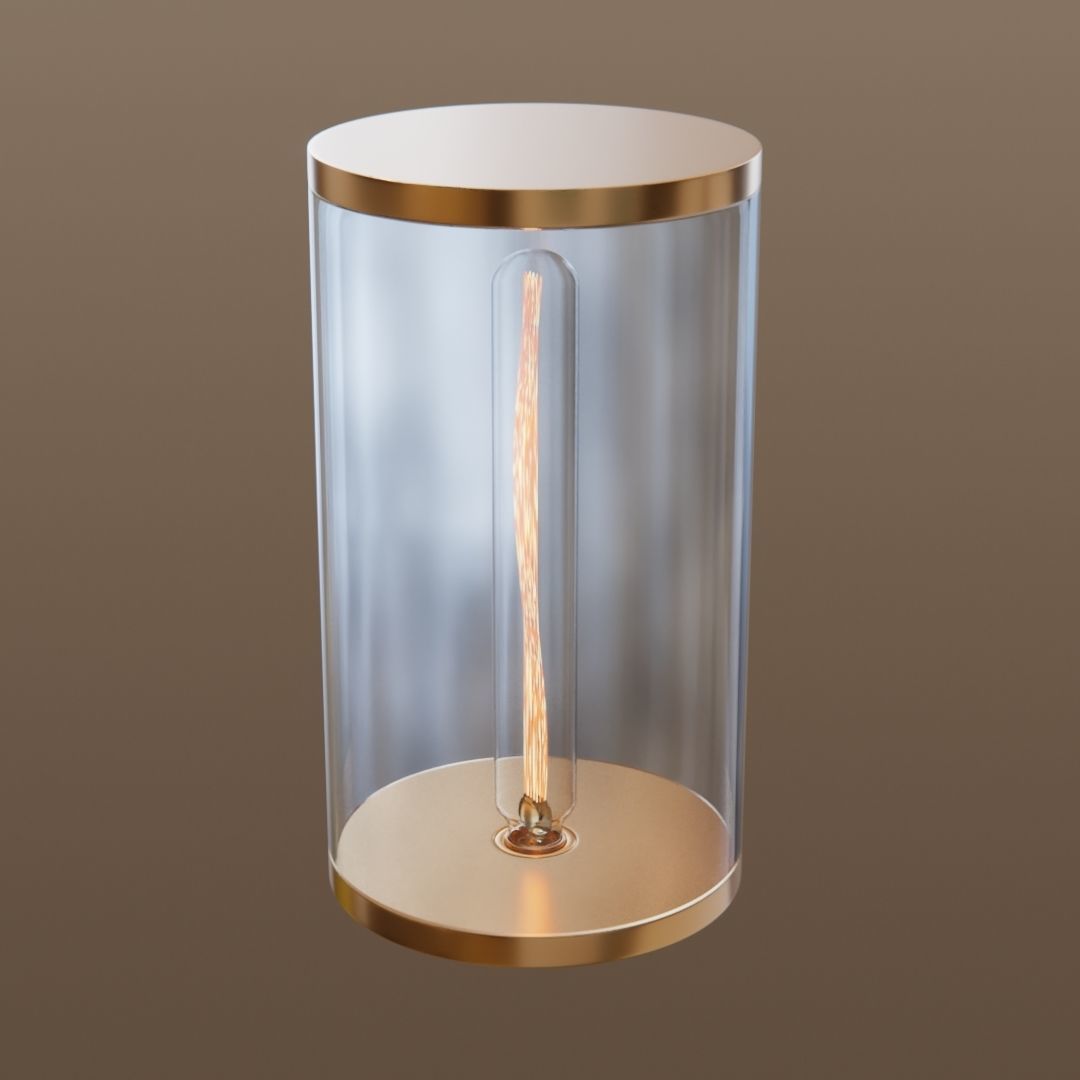 Decorative filament lamp 3D model_11