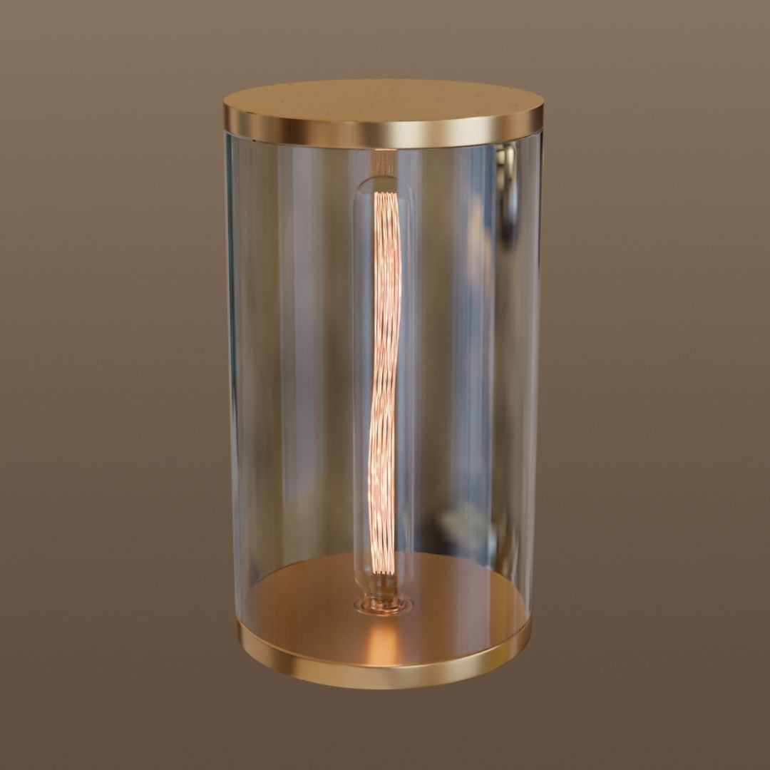 Decorative filament lamp 3D model_10