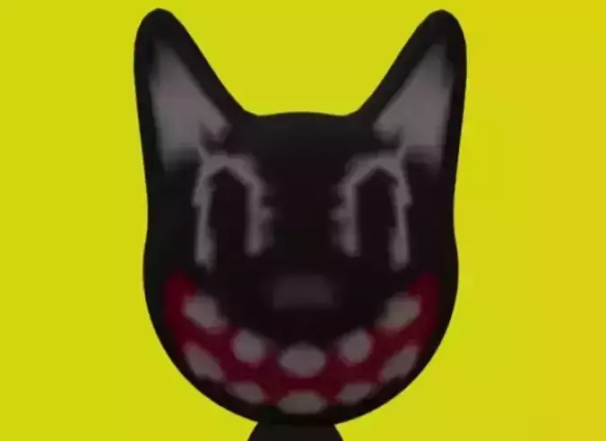 Cartoon Cat 3D Model Free low-poly 3D model