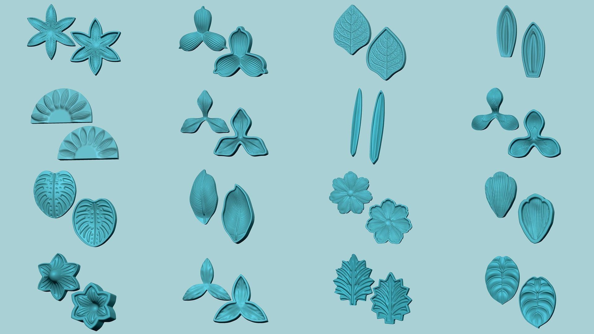 83 EVA Moldings - Molding Arrangement EVA Foam Craft 3D Model Collection_2