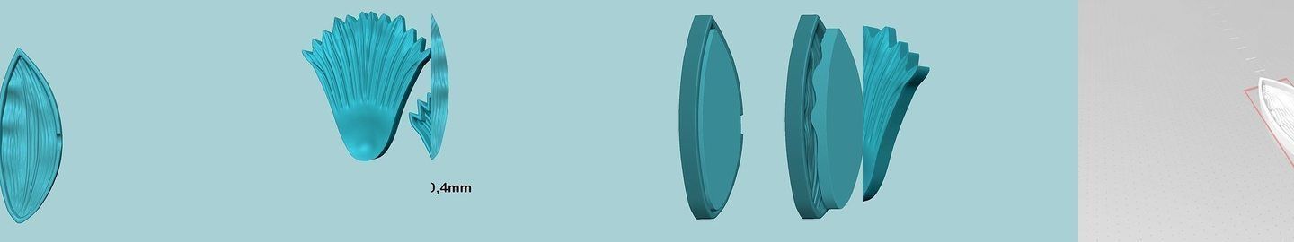 83 EVA Moldings - Molding Arrangement EVA Foam Craft 3D Model Collection_4