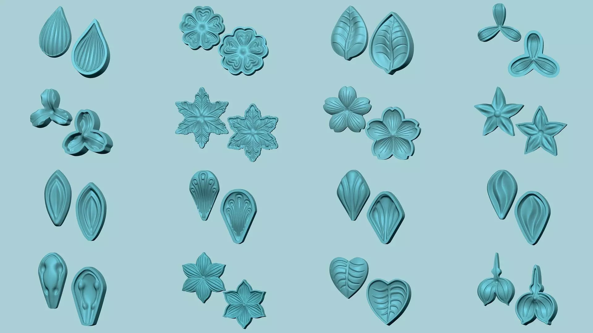 83 EVA Moldings - Molding Arrangement EVA Foam Craft 3D Model Collection_0