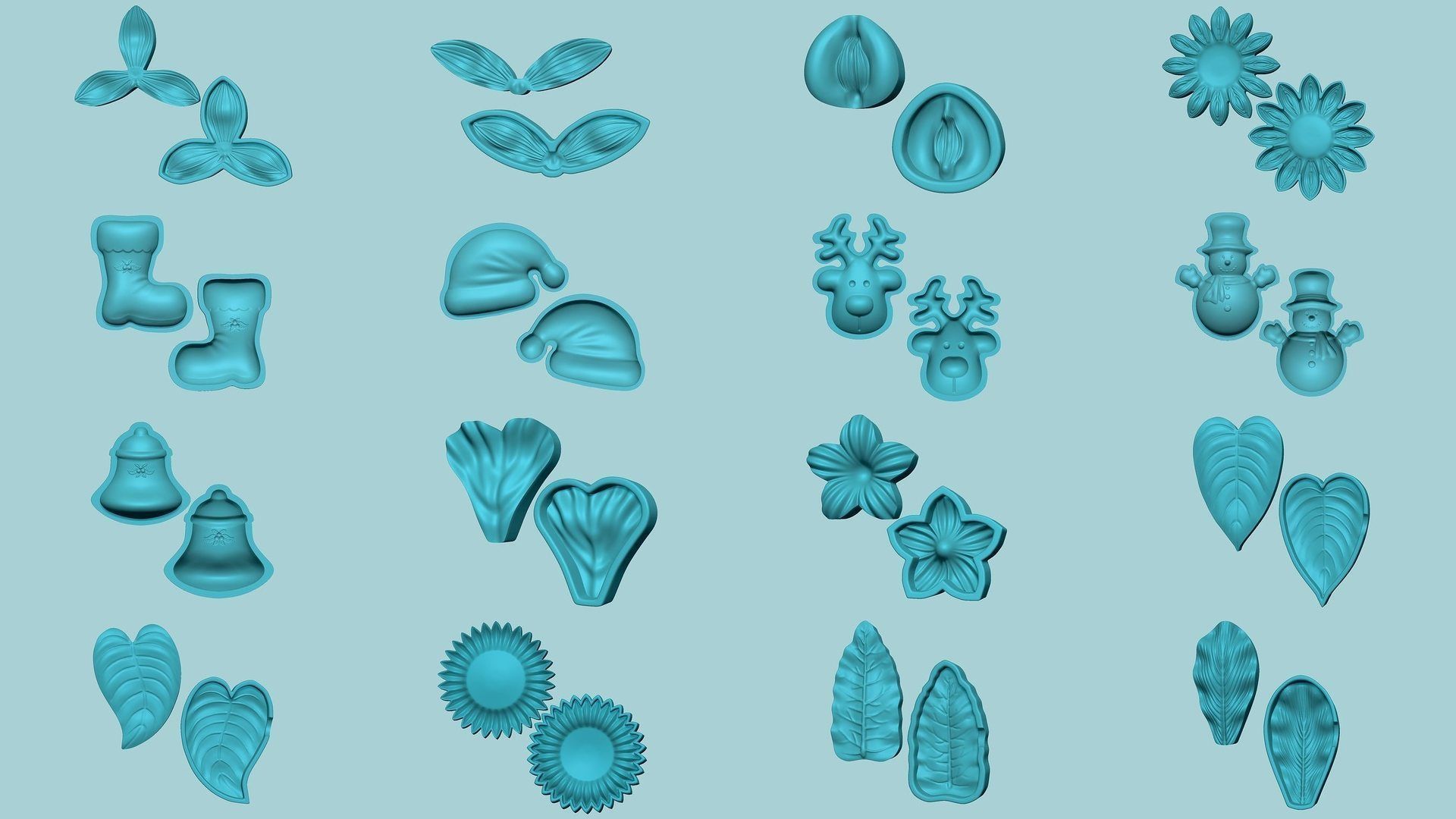 83 EVA Moldings - Molding Arrangement EVA Foam Craft 3D Model Collection_3