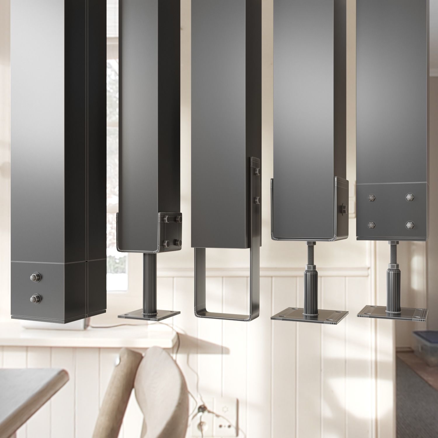 Support for pillars 3D model_2