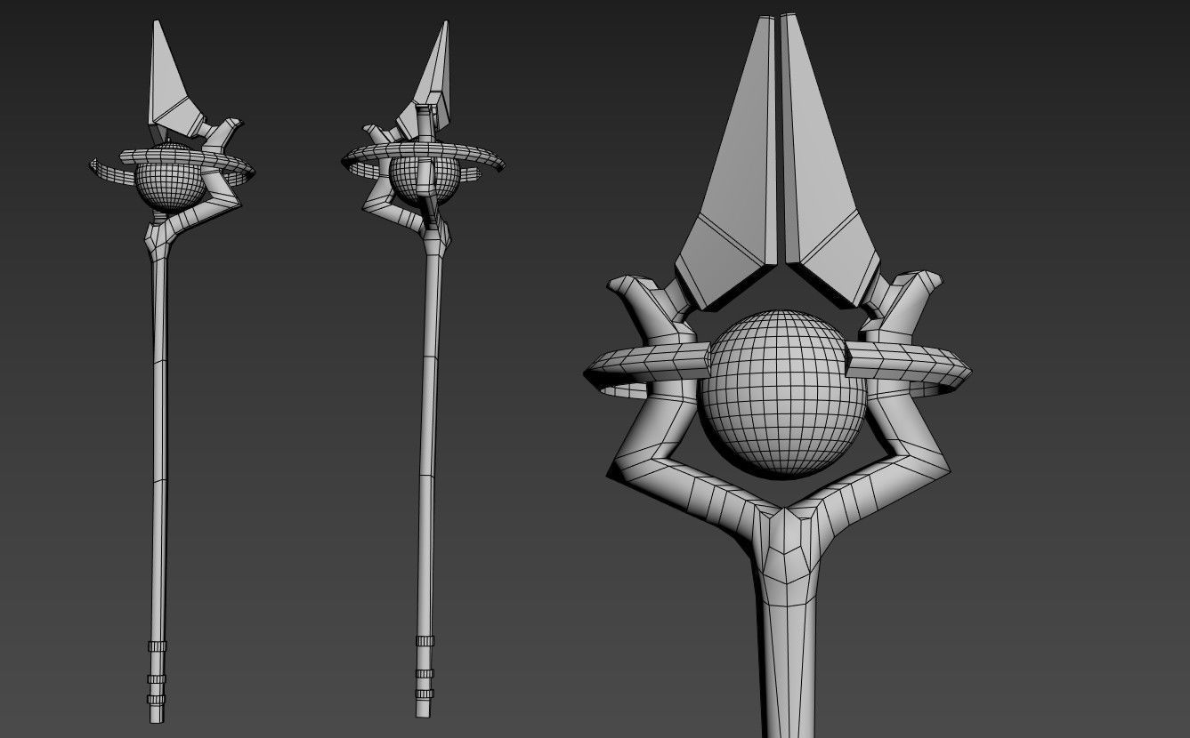 Rudeus Mushoku Tensei VRChat Oculus Quest 2 3D model_9