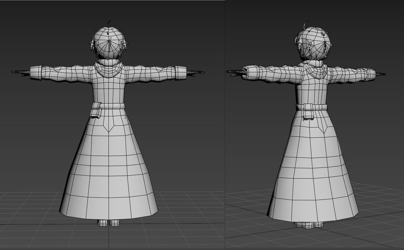 Rudeus Mushoku Tensei VRChat Oculus Quest 2 3D model_5