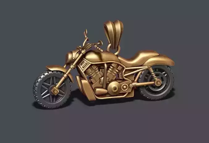 Motorcycle pendant 3d 3D print model