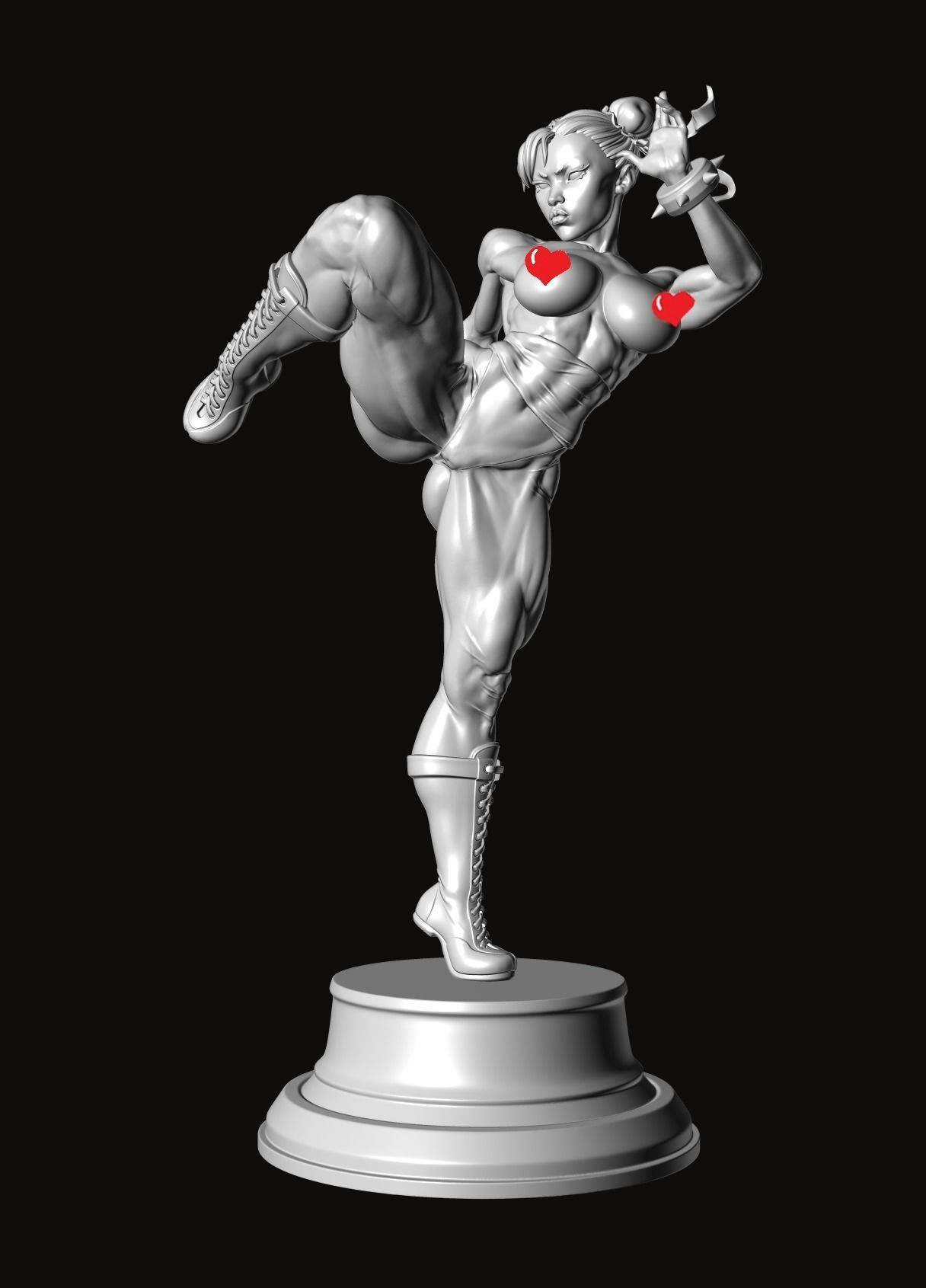 Chun Li with NSFW 3D print model_10