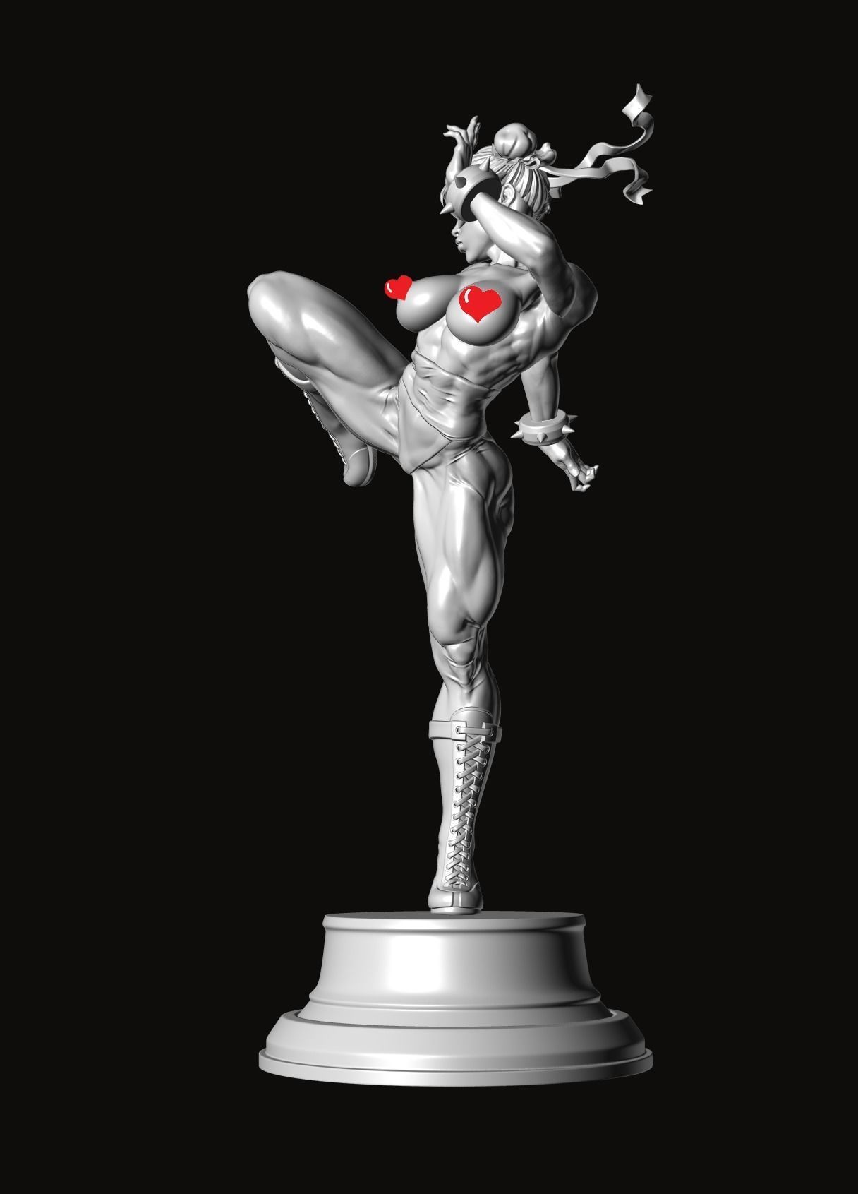 Chun Li with NSFW 3D print model_9