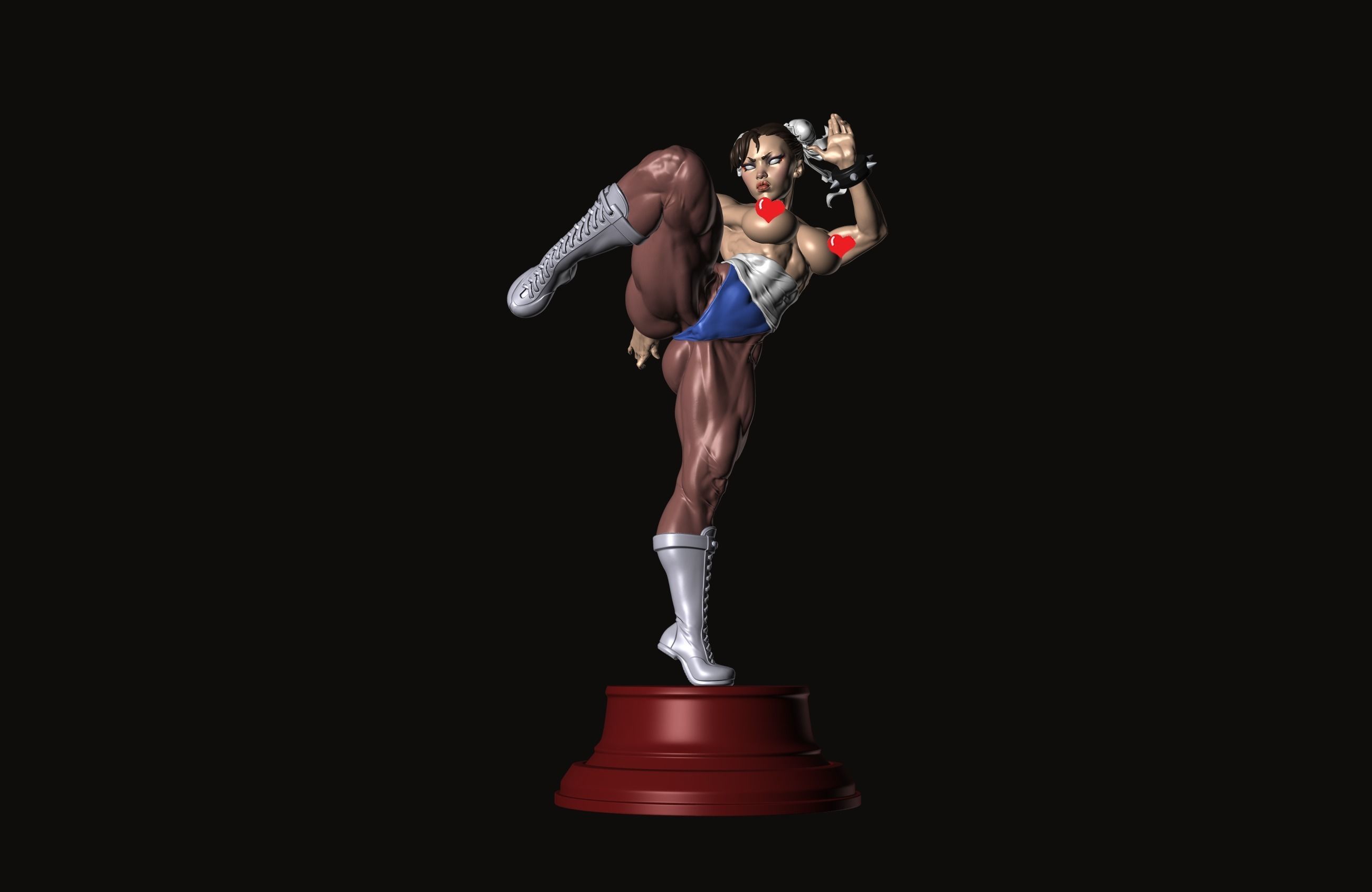 Chun Li with NSFW 3D print model_7