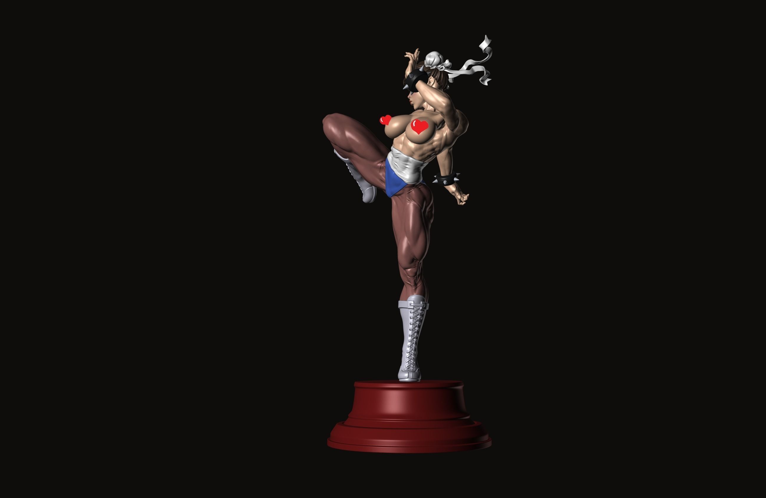 Chun Li with NSFW 3D print model_6