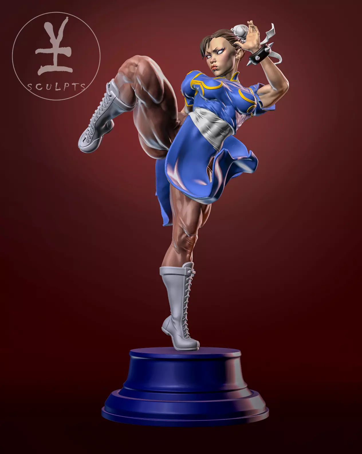 Chun Li with NSFW 3D print model_0