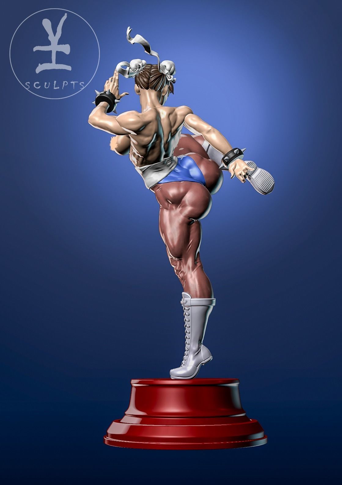 Chun Li with NSFW 3D print model_5