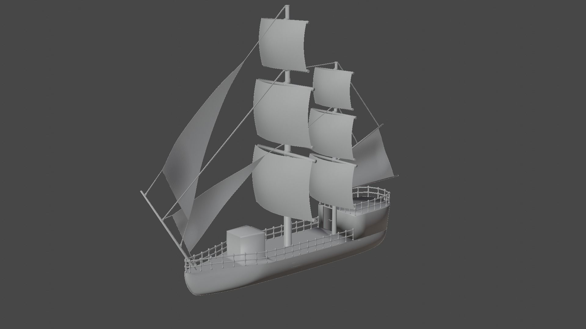 sail ship 3D model_4