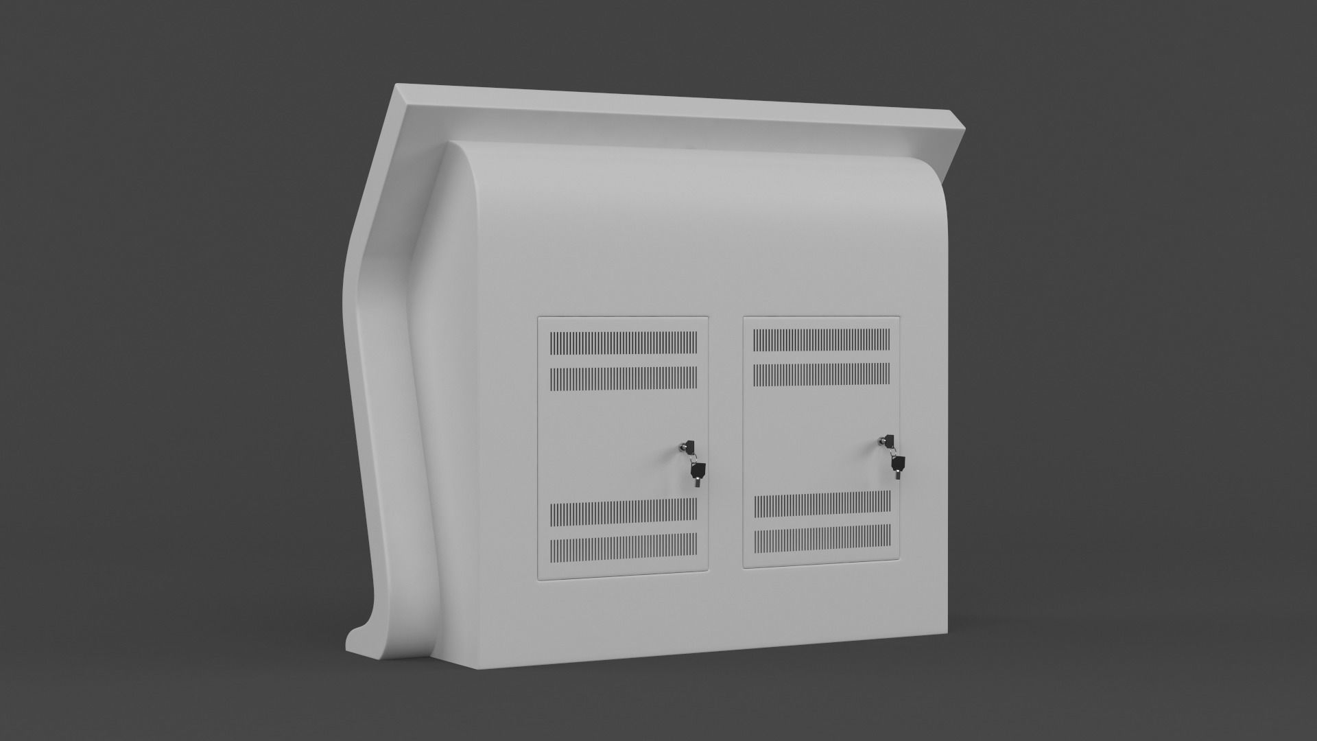 Information Kiosk 3D model_3