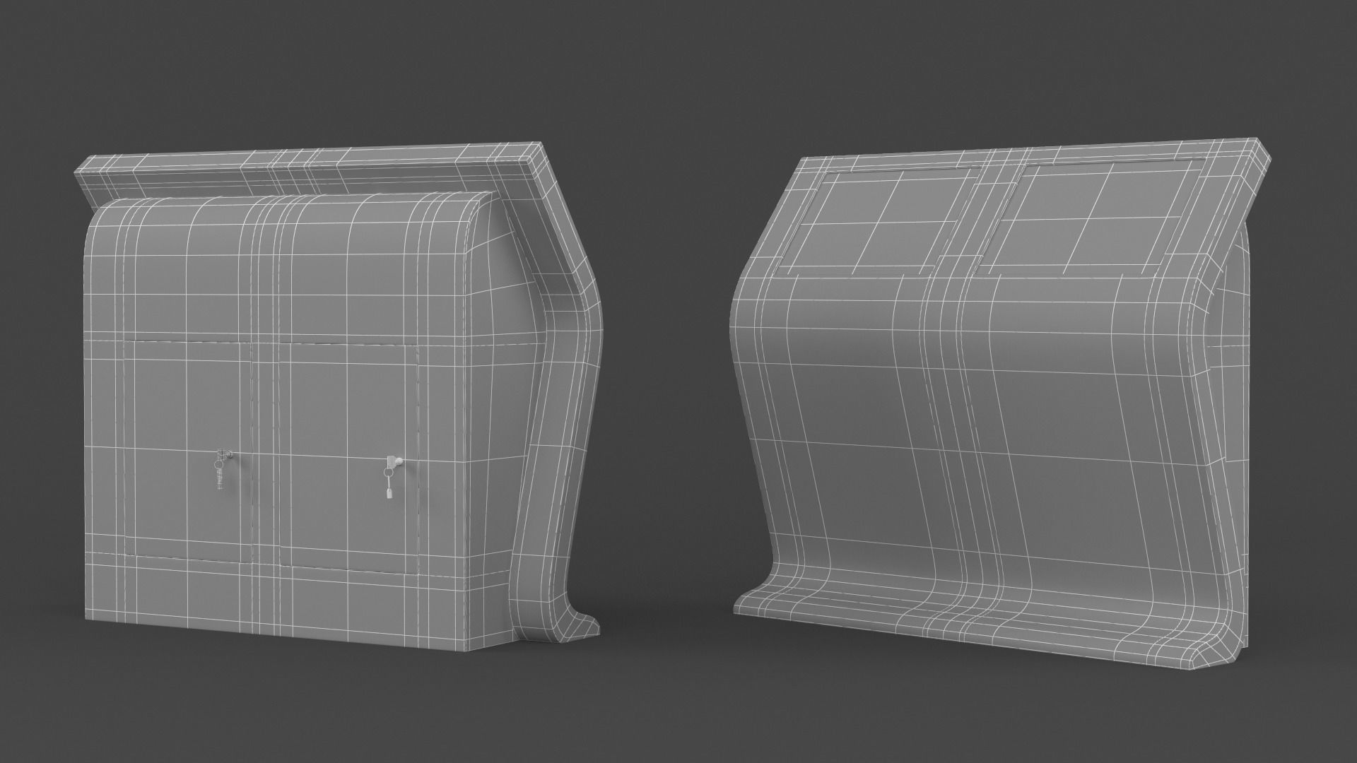 Information Kiosk 3D model_6