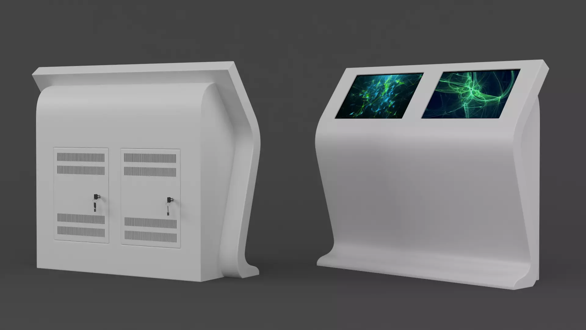 Information Kiosk 3D model_0