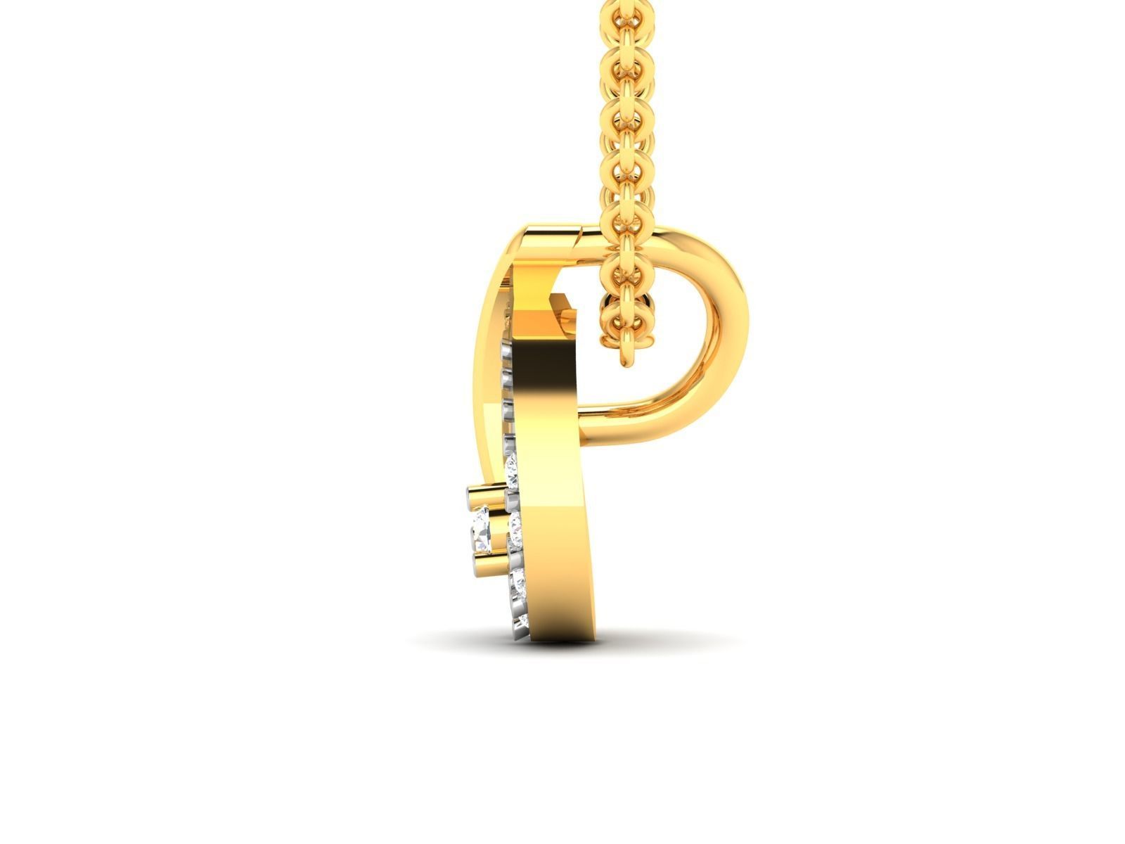 Women pendant 3dm render detail 3D print model_6