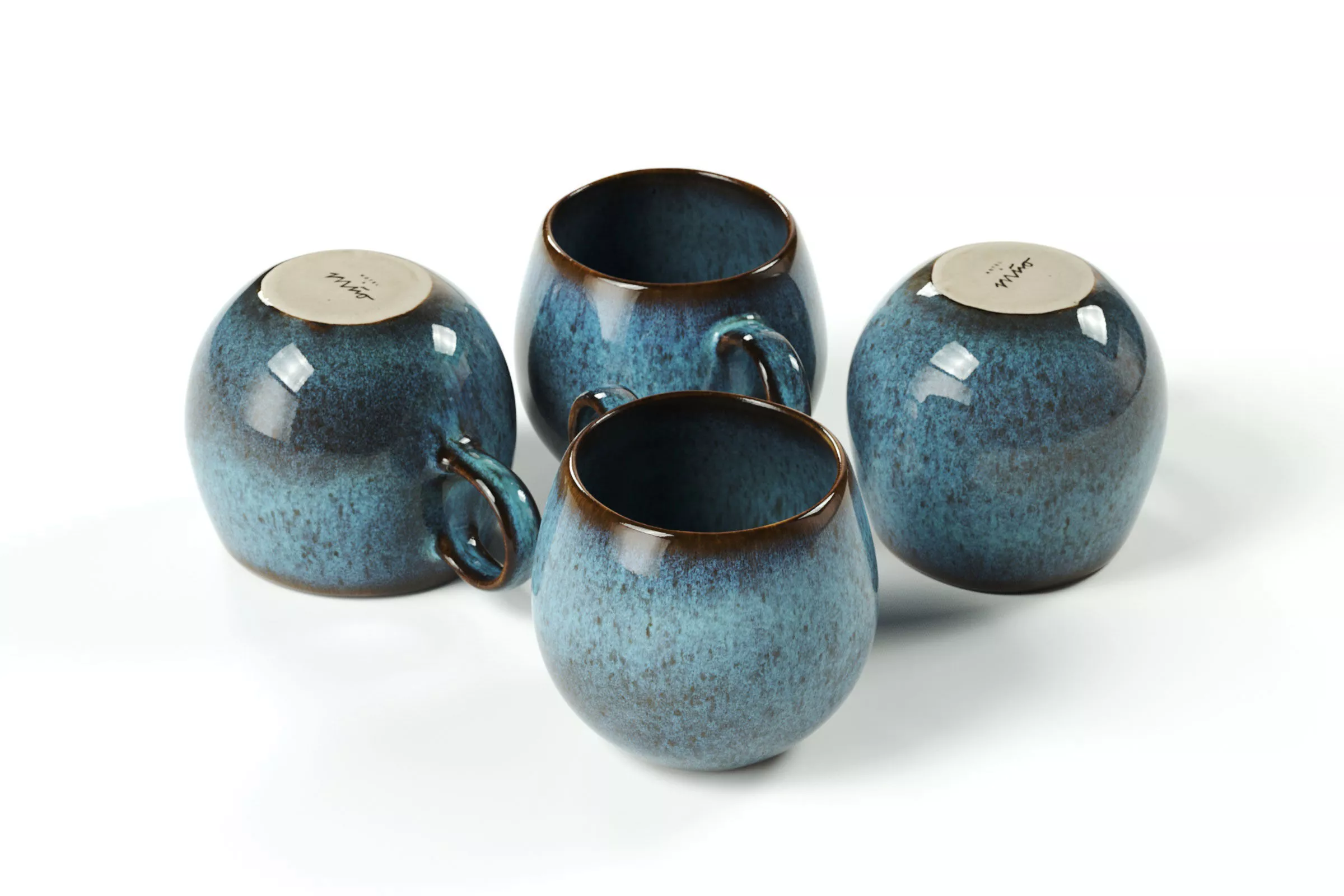 MOTEL A MIIO - Cup blue brown 3D model